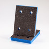 Uneeda EKASILK PLUS 1 / 2 in. Sponge 3"x 4" Superfine (450-500 Grit Finish) 4 Holes Hook & Loop Sanding Pad P-105603